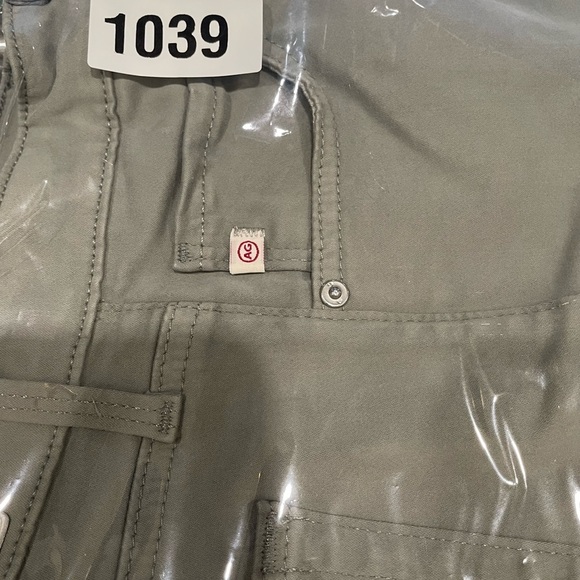 Adriano Goldschmied Woman Green Cigarette Jeans size 30R polo Straight Leg Ankle - Picture 5 of 5